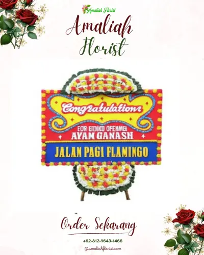 Bunga Papan Congratulation di Druju